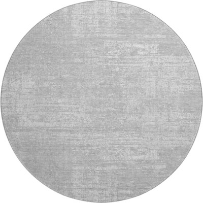 Premium Machine Washable Prisco Silver Rug