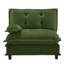 Canapé en chenille 73 LSF - Vert-136991747