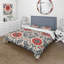 Red Red Retro Flowers - Ensemble de housse de couette Retro Flowers-109149848