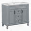 Meuble-lavabo de salle de bain 36 po avec lavabo supérieur