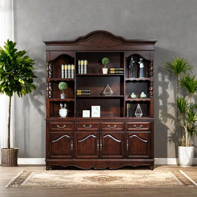 American style large capacity storage bookcase