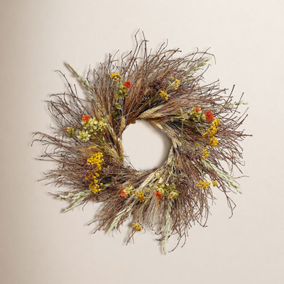 Handcrafted Safflower Wreath