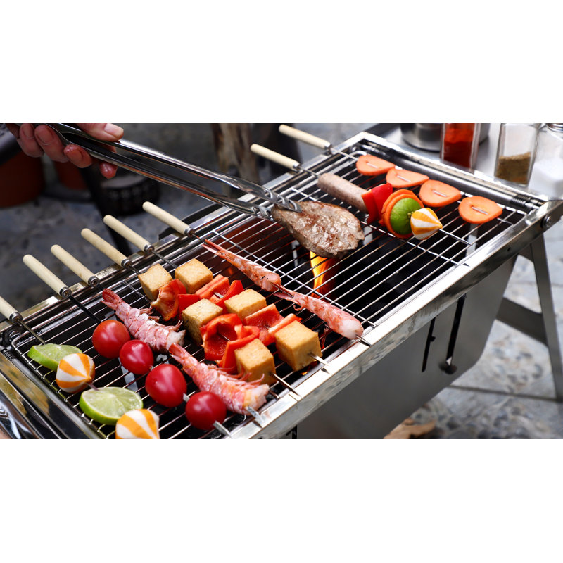 Barbecue au charbon portatif l 11,8 po Allocacoc