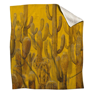 Couvertures jaunes Cactus Saguaro