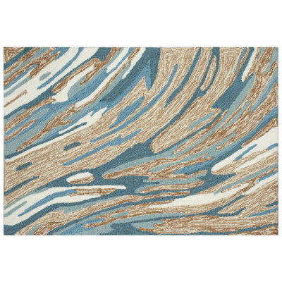 Tapis intérieur / extérieur Olutosin Big Wave