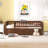 Wood Daybed with Trundle and Fence Guardrails-85954674-85954675