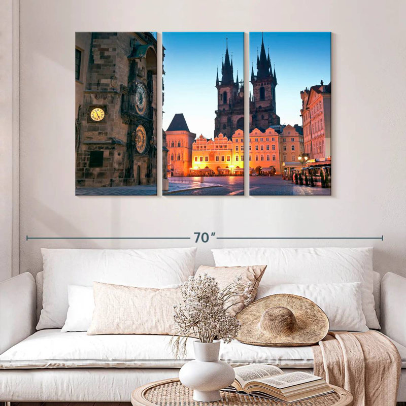 Rorry Prague Town Square, 32" H x 50" W