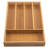 Bamboo Rect 5-Sectional Cutlery Tray