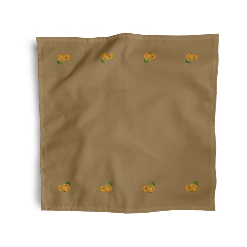 Manoel Polyester Rustic Napkins, Brown
