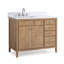 Meuble-lavabo de 42 po de style moderne au fini bois