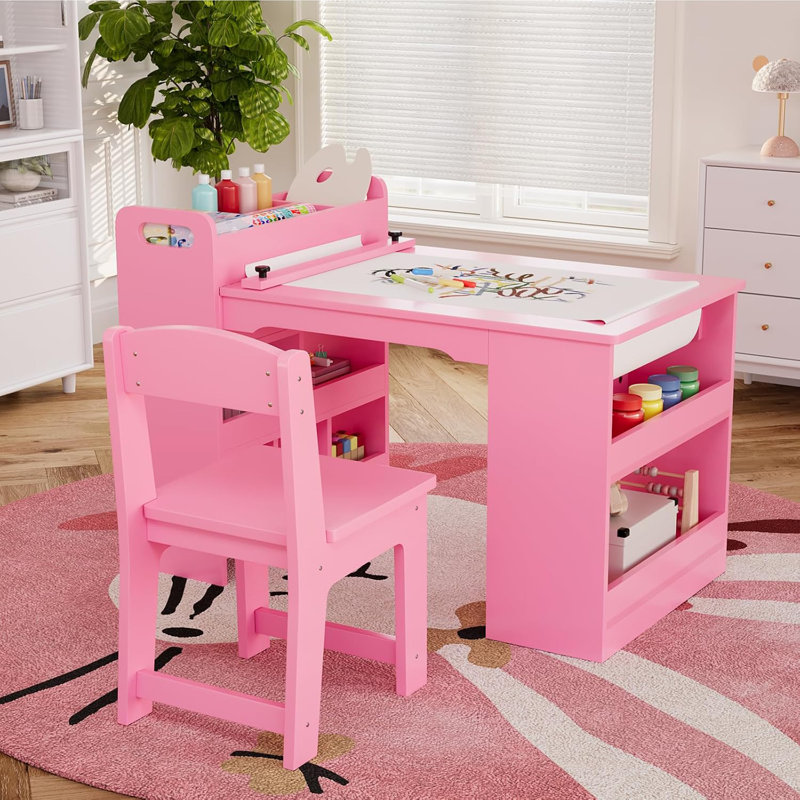 Kids and Chair Set, Pink
