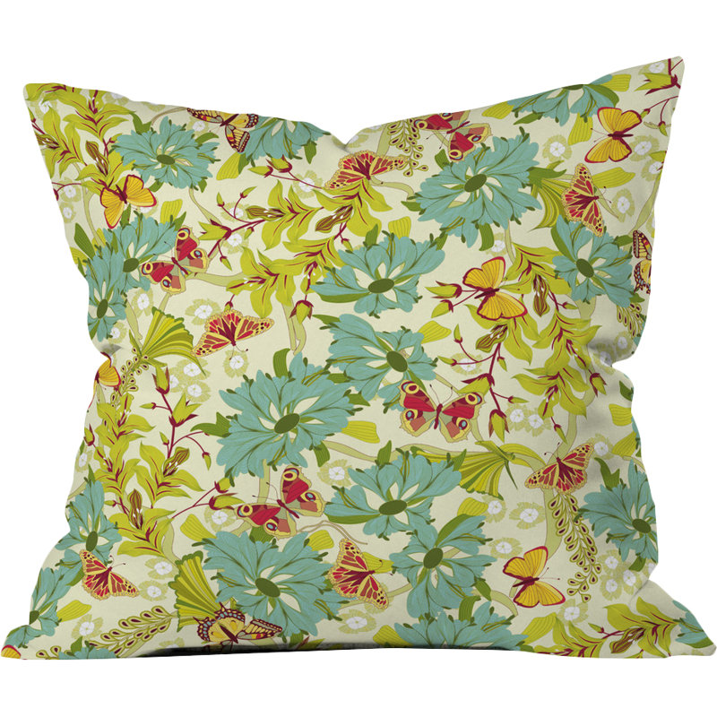 Polyester Throw Pillow, 18" x 18"