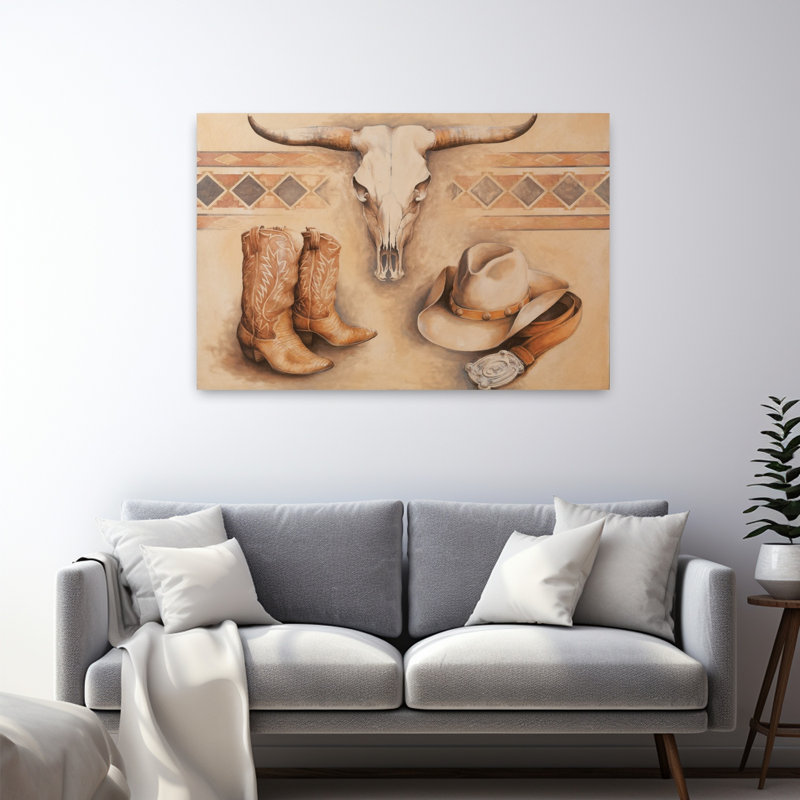 Rodeo Rebels, art contemporain abstrait, H 48 po x l 32 po