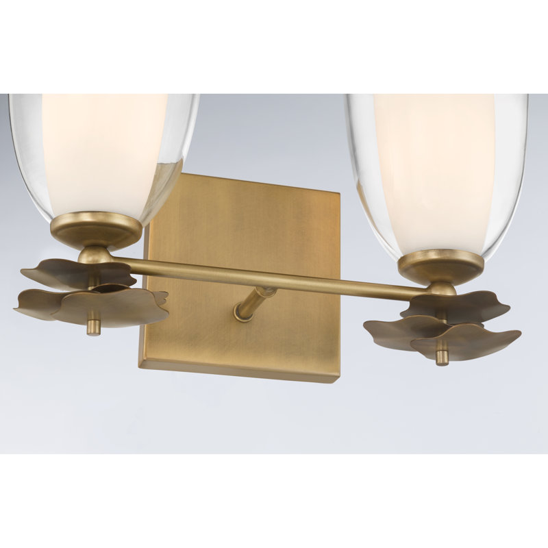 Elowen 13.25" 2-Light Vanity, 7.75" H x 13.25" W x 6" D, 2 Lights