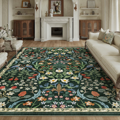 Destinay Floral Area Rug