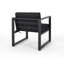 Chaise de patio avec coussins Garley
