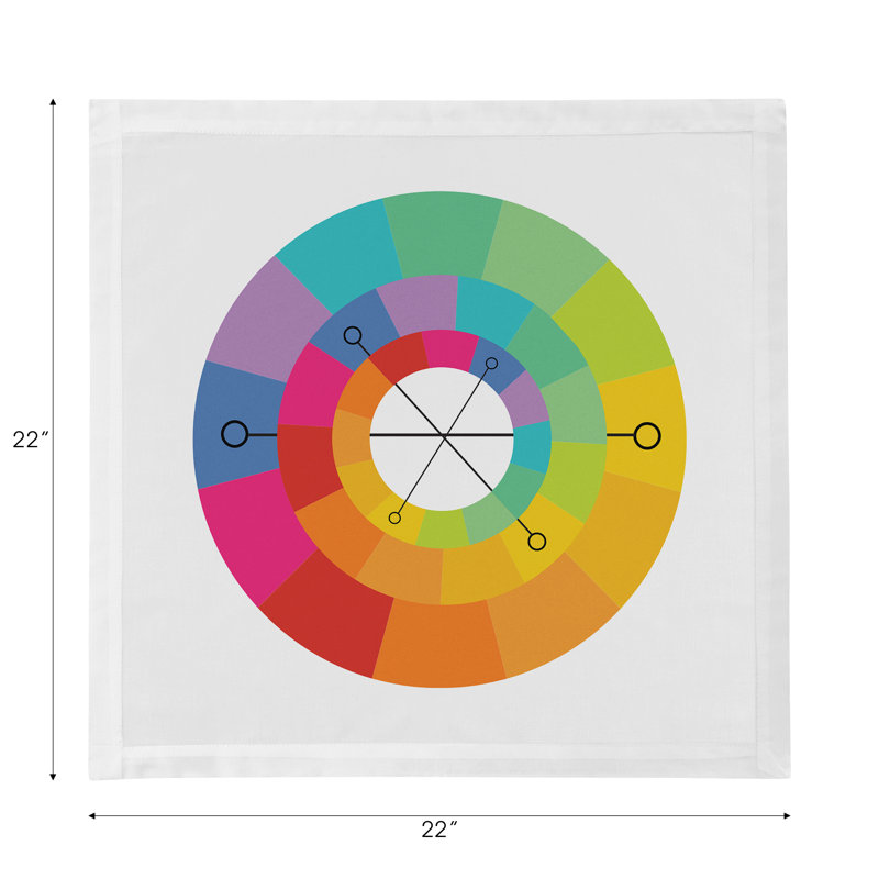All Directions Cotton Sateen Dinner Napkins