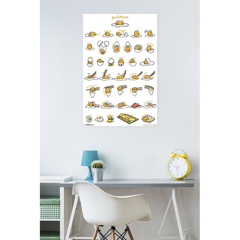 Gudetama-impression sur papier grid