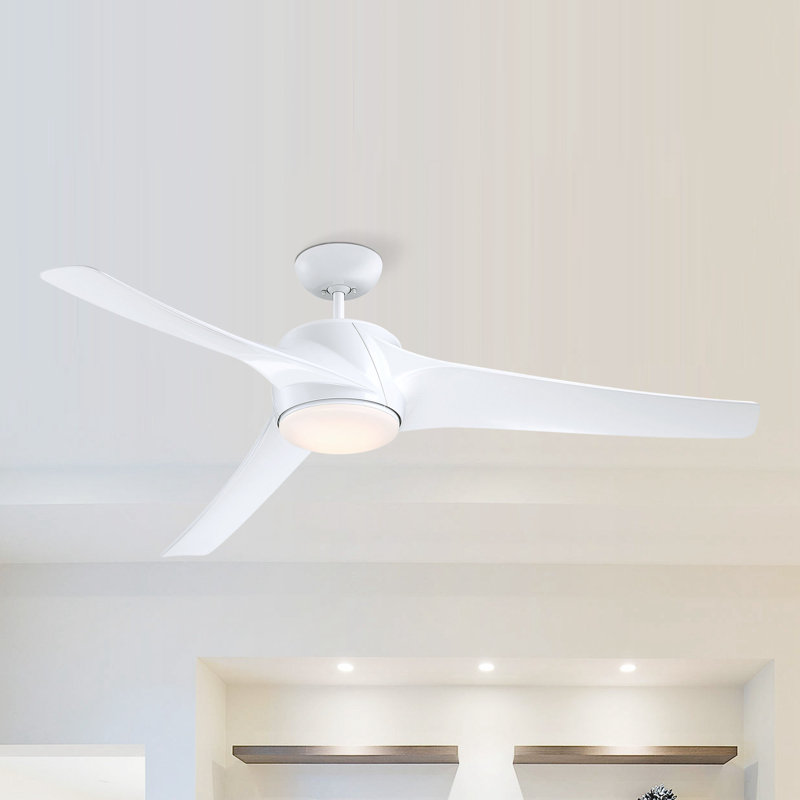 Ventilateur de plafond 60 po avec lumières DEL Bishoy