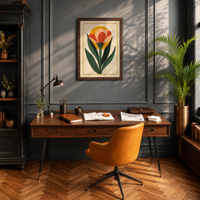 Stylised Bloom Botanical - Framed Print