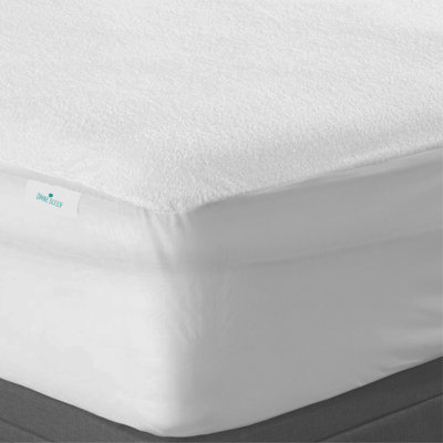 Premium Waterproof Mattress Protector - Fitted Sheet Style For 6"–18" Deep Mattresses, Hypoallergenic Terry Cloth, Dust Mite & Bacteria Resistant, Phthalate-Free