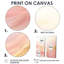 Décoration murale or et rose Soft Wave Fusion II - grandes formes abstraites-1648422081-1648422087-1648422110
