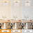 16" semi-flush mount ceiling light fixture