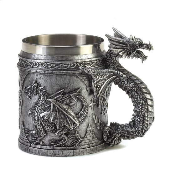 TASSE DE DRAGON DE SÉRPENTINE
