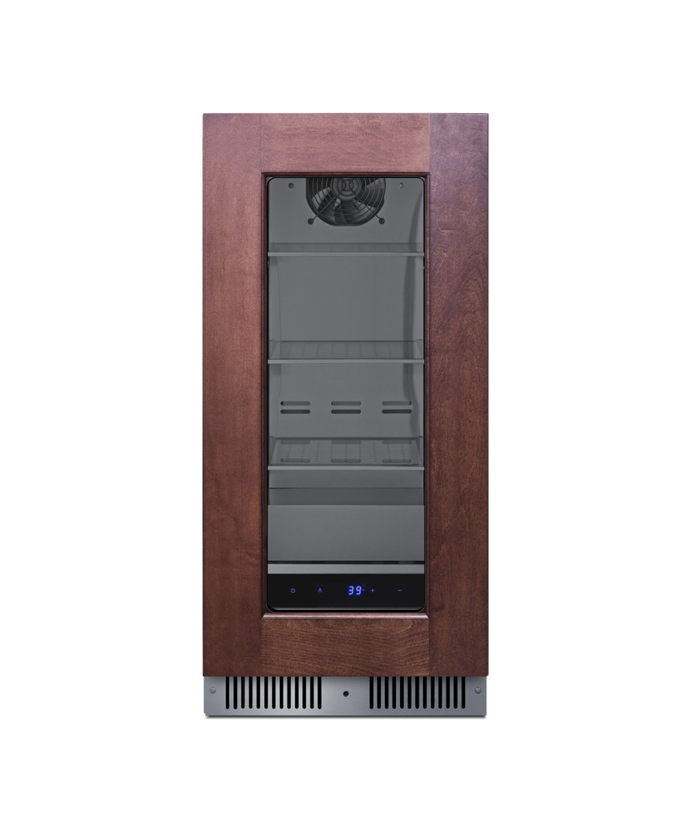 Summit Appiance  15" Wide Built-In  Shallow-depth Panel Ready Beverage Center | Fridge.com