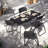 Oakden 56cm Rectangular Adjustable Folding Table with 4 Chairs
