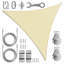 Voile d'ombrage triangulaire Royal Shade avec treuil d'installation-114890808-114890795