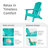Anbut HDPE Folding Adirondack Chair-1553761413