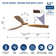 52 In. Wood Indoor Black Ceiling Fan With Dimmer Led Light And Dc Reversible And App/Remote Control And Memory Function