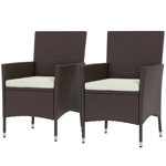 Edson Premium All-Weather Wicker Outdoor Dining Armchair with Cushion