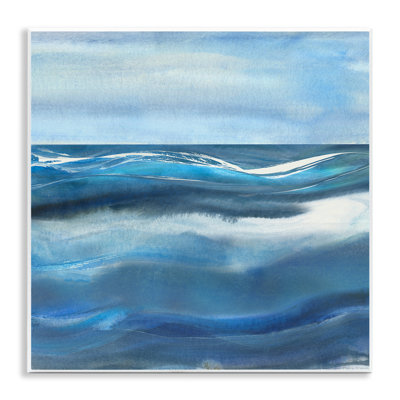 Calm Expanse of Ocean Waves Wall Plaque, design by Susan Jill