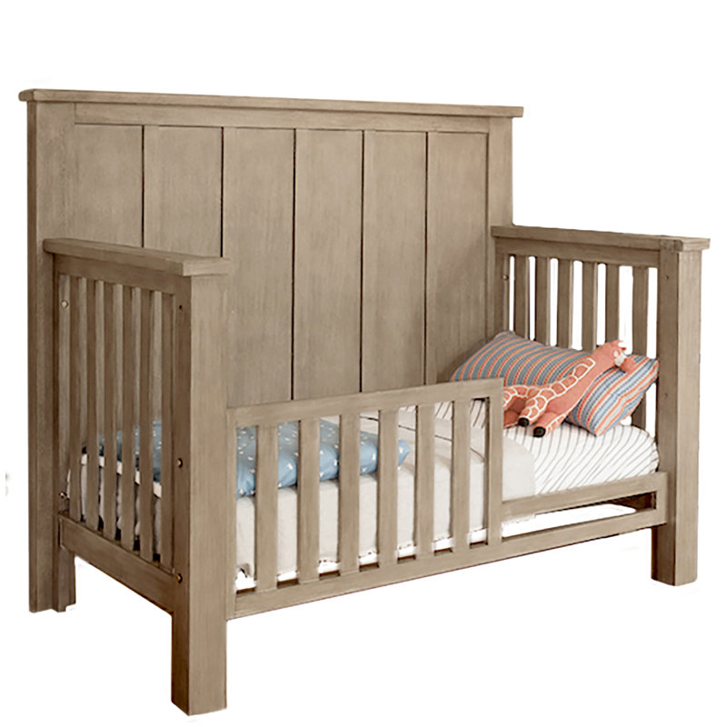 Milk Street Hudson Collection Toddler Bed Rail, Grey