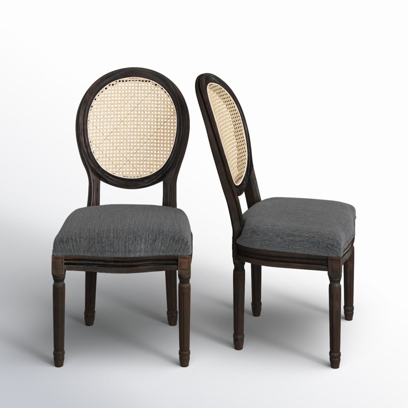 Chaise rembourrée Kandy, Anthracite