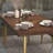 Light luxury solid wood dining table-1462481318