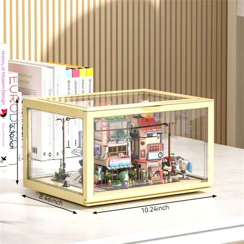 Boîte décorative en plastique Brincken, Jaune