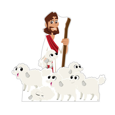 «The Good Shepherd Standee» en carton grandeur nature