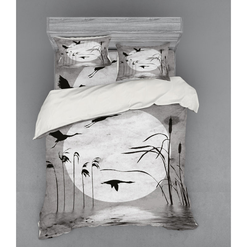 Nature Rustic Polyester Duvet Cover, Queen Duvet Cover + 3 Additional Pieces