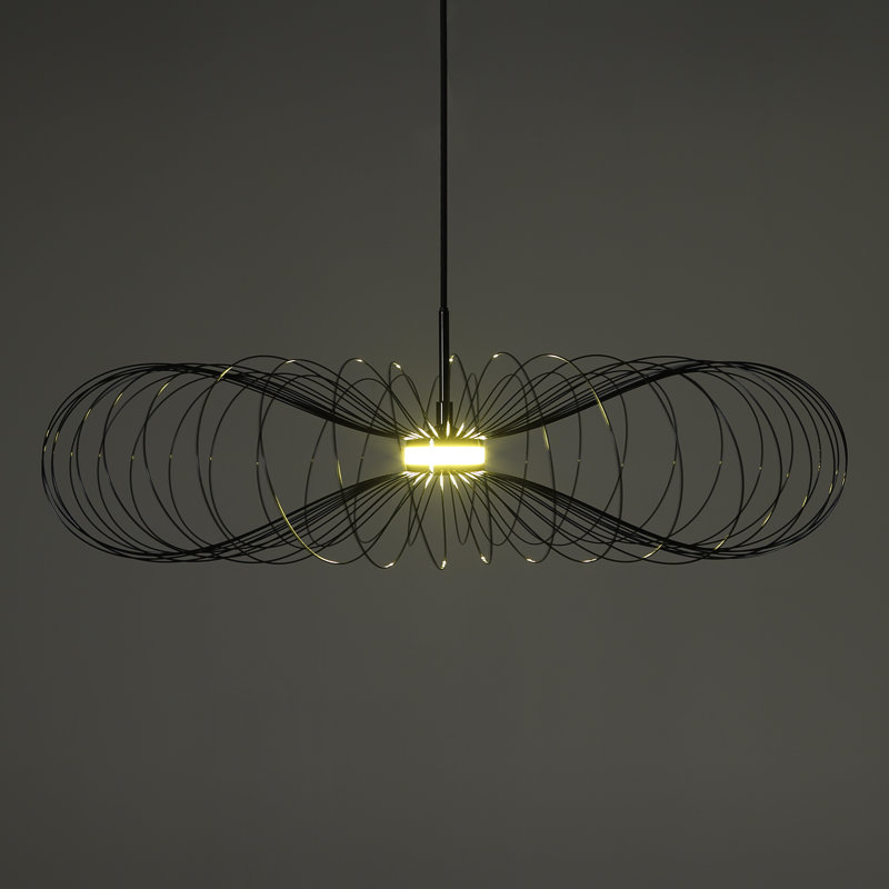 1 - Light Black LED Pendant