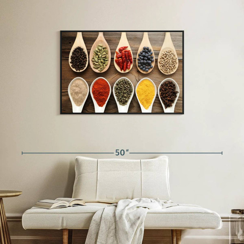Yarlin Spices, 25" H x 37" W