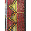 Tapis unique brun / rouille / jaune nouvel âge 7 pi 4 po x 10 pi 4 po Jijim