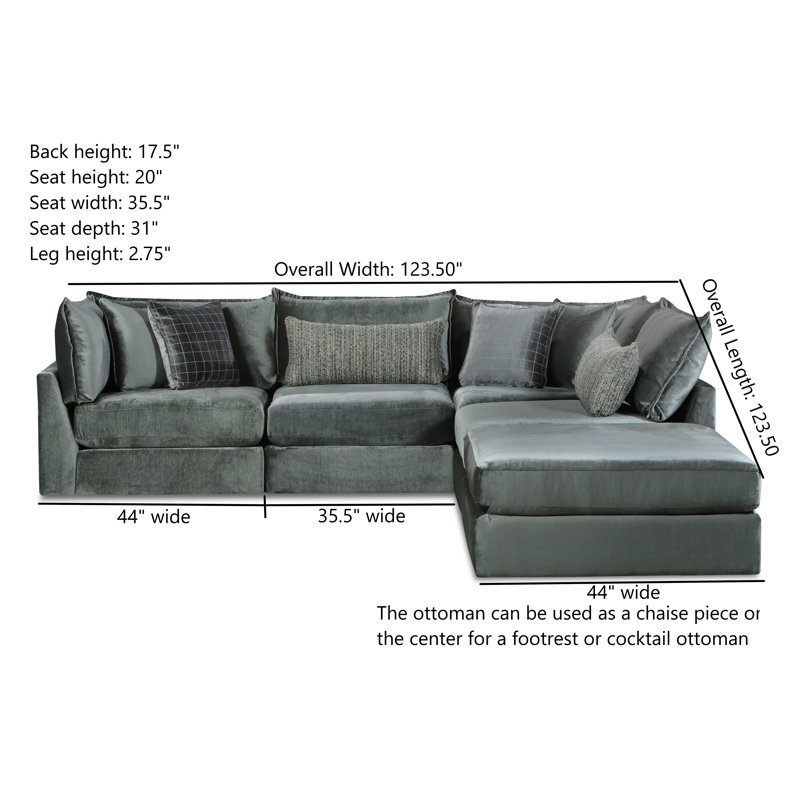 Canapé modulaire Luxe