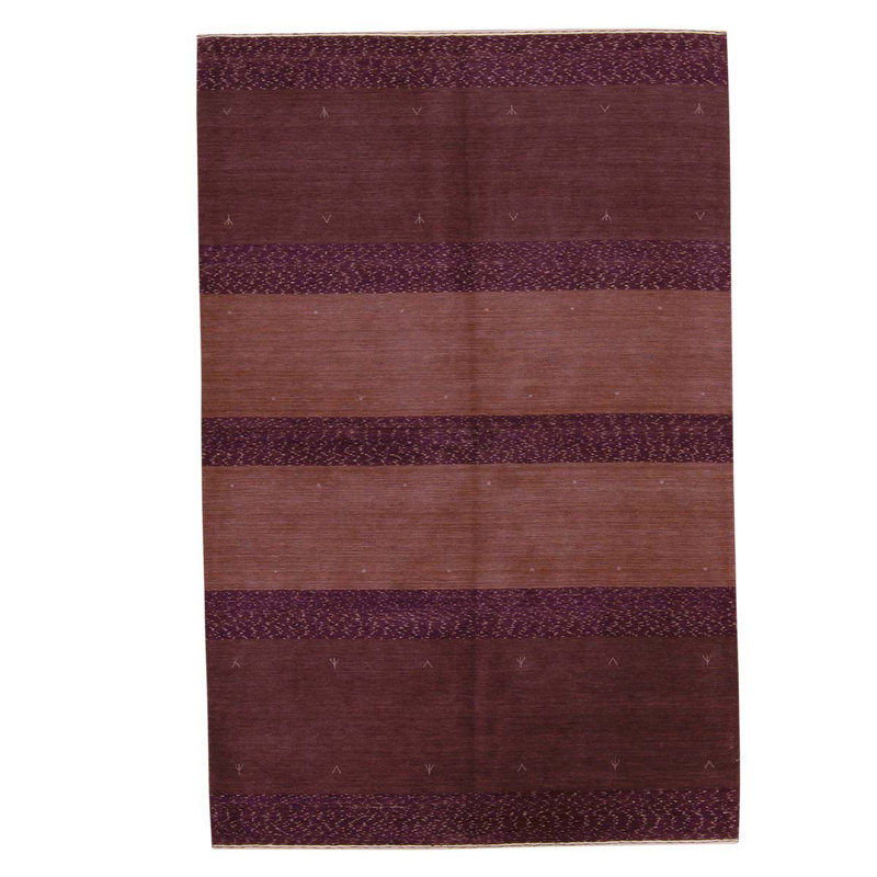 Hand Woven Wool Striped Area Rug