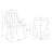 Dining Chair In Light Gray