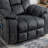 40.5" Wide Oversize Microfiber Lift Assist Reclining Chair with Massage Heating & Dual Hidden Cupholders & USB & Side Pocket-397648803