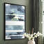 Blue Memories I, reproduction encadrée - bois massif-1998250362-1998250363