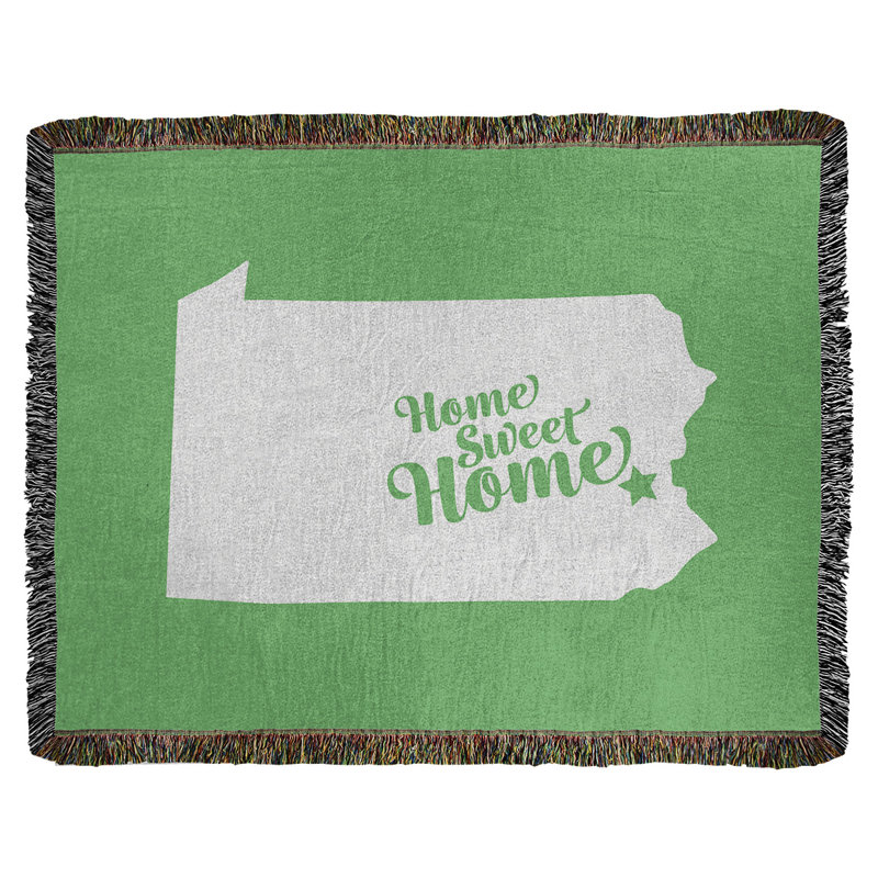 Jeté en coton tissé allentown doux, l 37 po x L 52 po, Vert